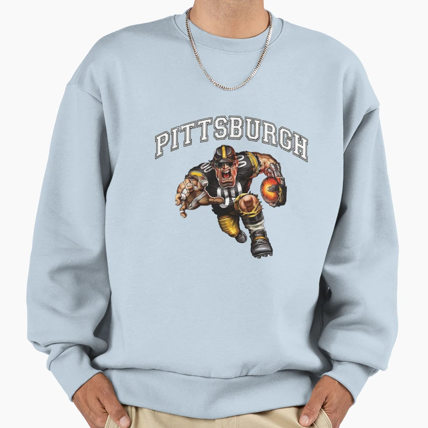 Pittsburgh Football Sweatshirt - Fun Novelty Design Unisex - T-Shirt, Sweatshirt, Hoodie