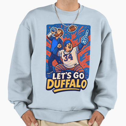 Lets Go Duffalo Sweatshirt - Graphic Print for Adults - T-Shirt, Sweatshirt, Hoodie