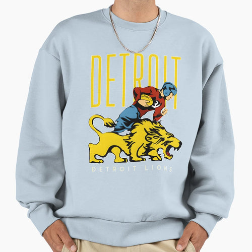 Detroit Lions Sweatshirt - Graphic Print Men Women - T-Shirt, Sweatshirt, Hoodie