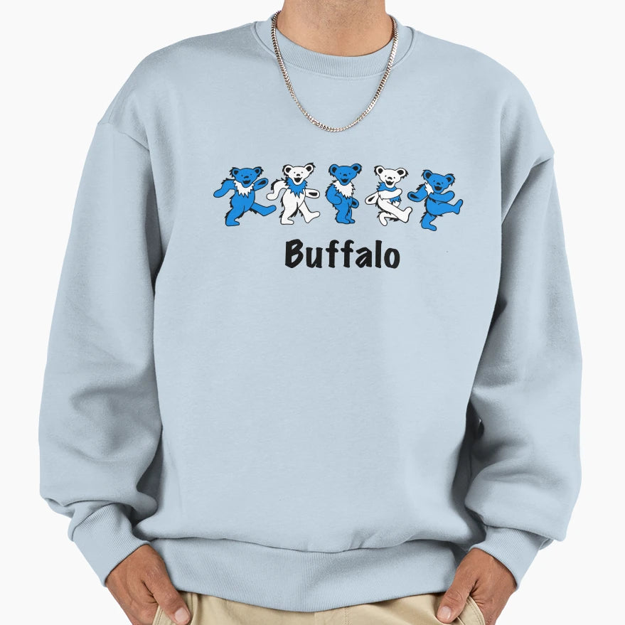 Buffalo Bears Sweatshirt - Custom Art Print Unisex - T-Shirt, Sweatshirt, Hoodie