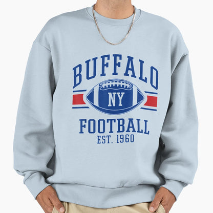 Buffalo Football New York Sports Sweatshirt - Fun Novelty Design Men Women - T-Shirt, Sweatshirt, Hoodie