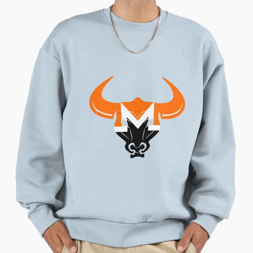 Bull Monero Sweatshirt - Trendy Graphic for Adults - T-Shirt, Sweatshirt, Hoodie