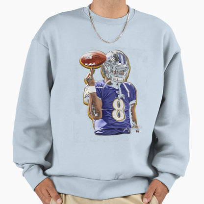 Lamar Ball Control Sweatshirt - Custom Art Print for Adults - T-Shirt, Sweatshirt, Hoodie