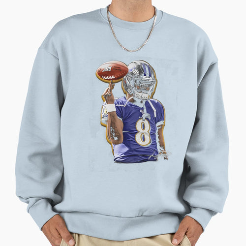 Lamar Ball Control Sweatshirt - Custom Art Print for Adults - T-Shirt, Sweatshirt, Hoodie