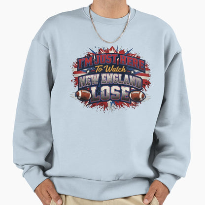 Im Just Here To Watch New Sweatshirt - Aesthetic Graphic for Adults - T-Shirt, Sweatshirt, Hoodie