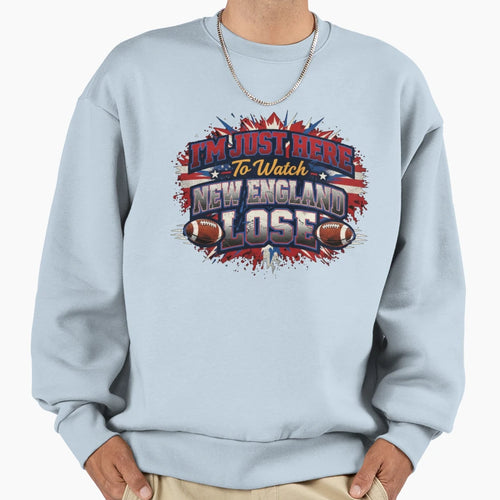 Im Just Here To Watch New Sweatshirt - Aesthetic Graphic for Adults - T-Shirt, Sweatshirt, Hoodie
