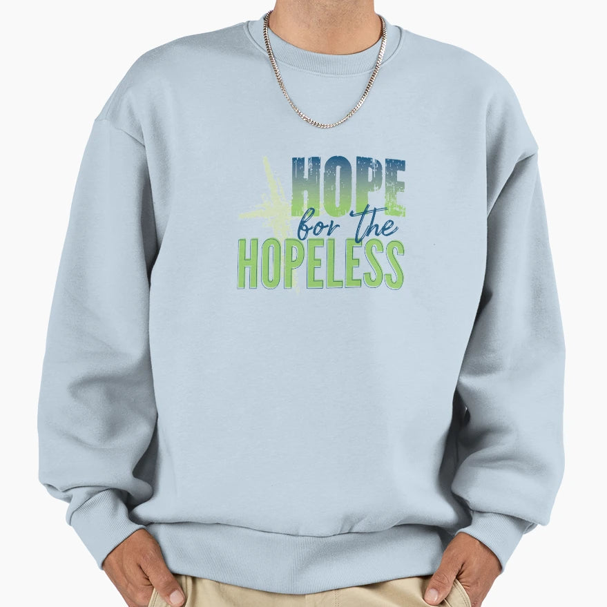 Hope Hopeless Cross Sweatshirt - Graphic Print for Adults - T-Shirt, Sweatshirt, Hoodie