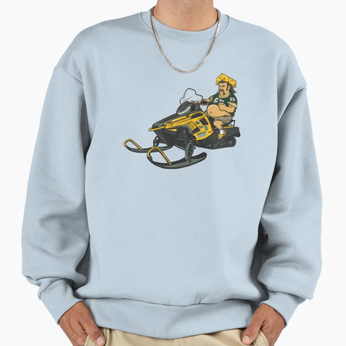 Green Bay Packers Cheese Head Sweatshirt - Fun Novelty Design Unisex - T-Shirt, Sweatshirt, Hoodie