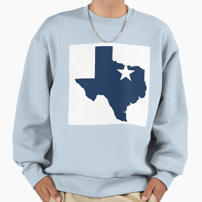 State Texas Dallas Cowboys Logo Sweatshirt - Custom Art Print Men Women - T-Shirt, Sweatshirt, Hoodie