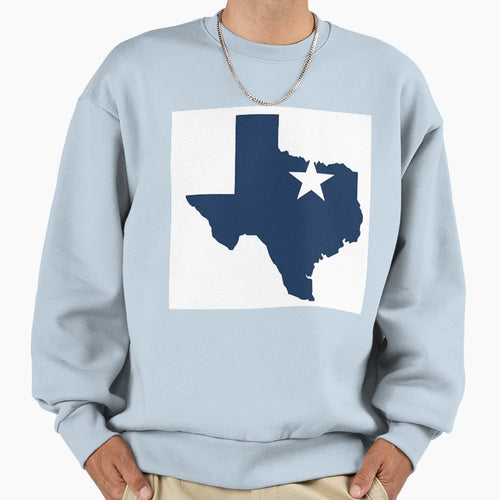 State Texas Dallas Cowboys Logo Sweatshirt - Custom Art Print Men Women - T-Shirt, Sweatshirt, Hoodie