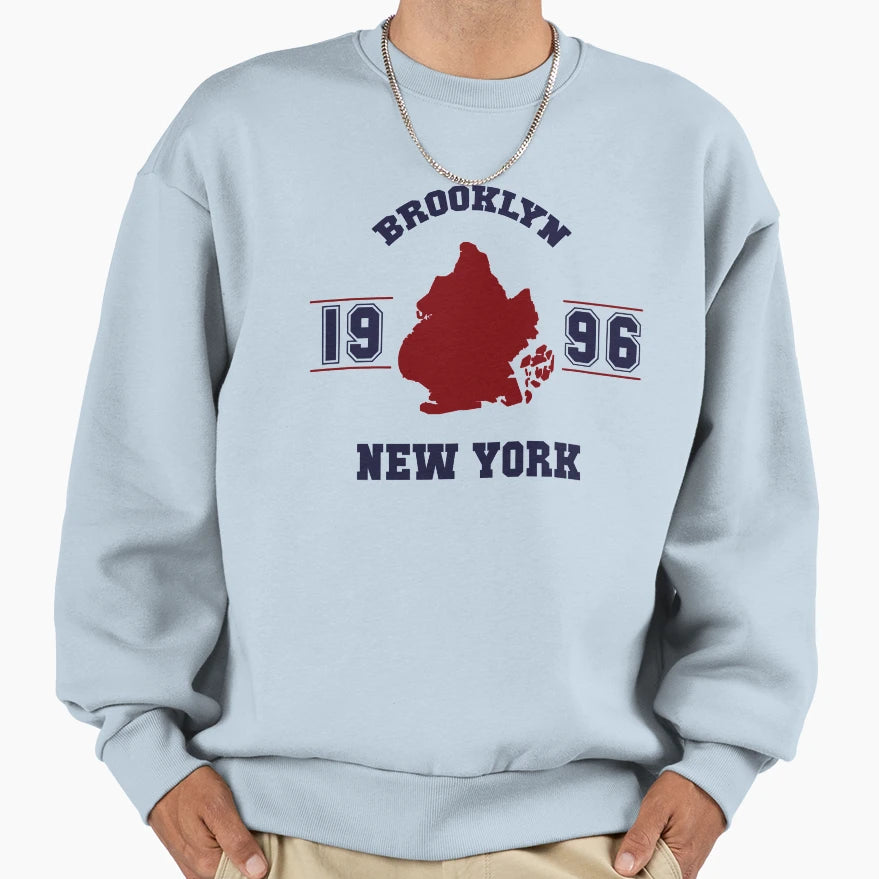 Brooklyn New York Sweatshirt - Trendy Graphic Unisex - T-Shirt, Sweatshirt, Hoodie