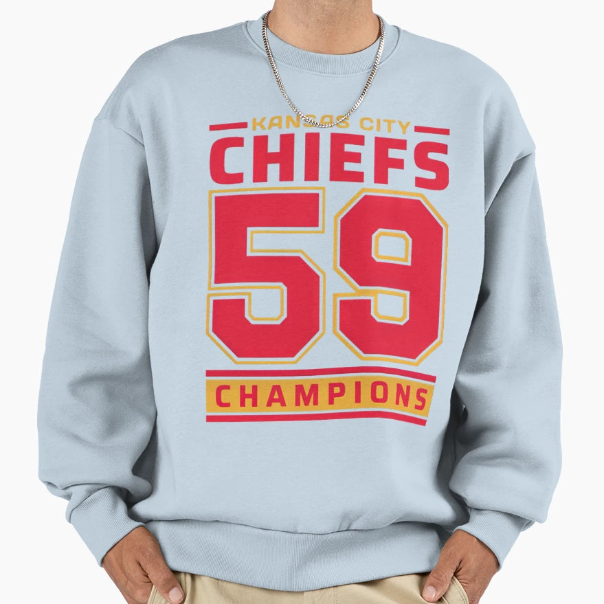 Art Kansas City Chiefs Sweatshirt - Minimalist Print Men Women - T-Shirt, Sweatshirt, Hoodie
