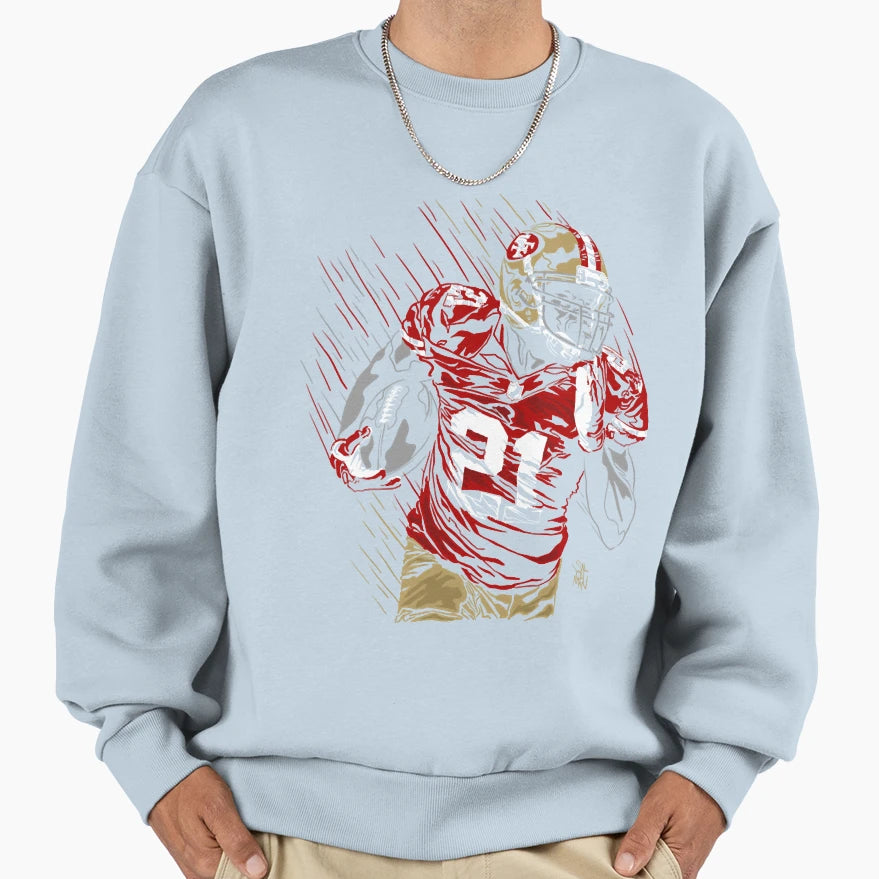 Player Number 21 Sweatshirt - Streetwear Style Unisex - T-Shirt, Sweatshirt, Hoodie