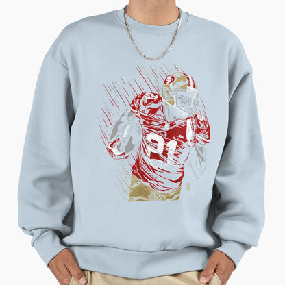 Player Number 21 Sweatshirt - Streetwear Style Unisex - T-Shirt, Sweatshirt, Hoodie