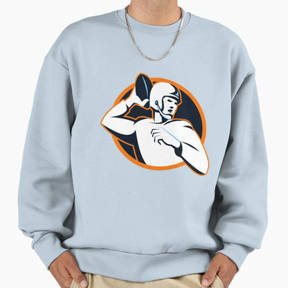 American Football Quarterback Sports Sweatshirt - Trendy Graphic Unisex - T-Shirt, Sweatshirt, Hoodie