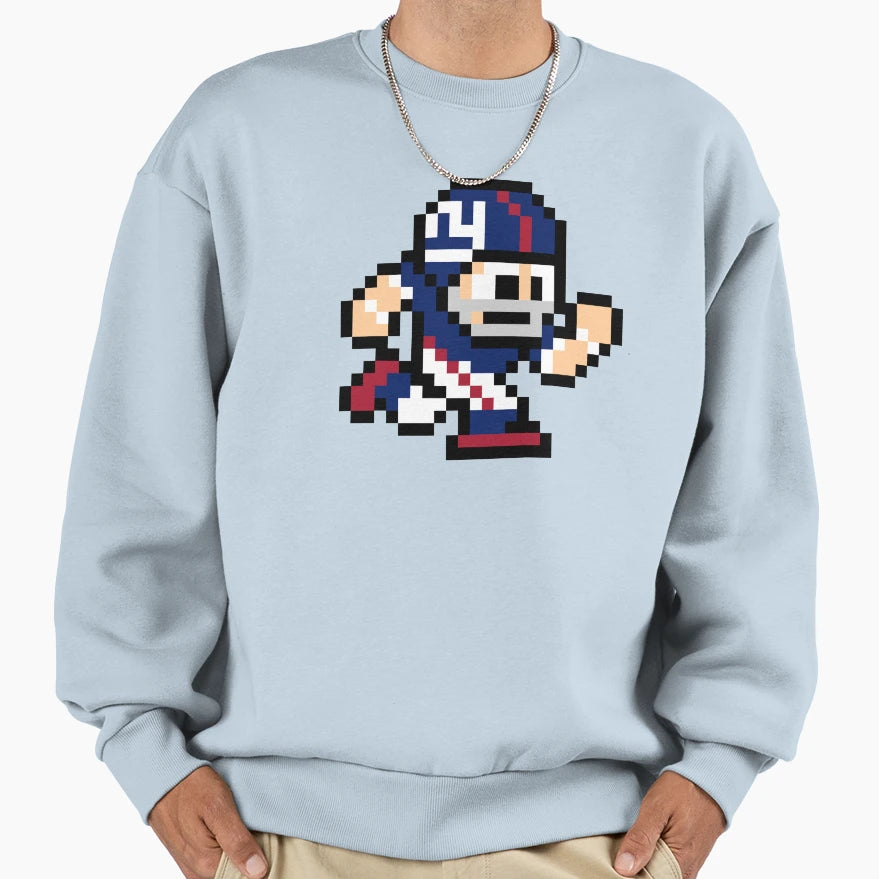 New York Giants Tecmo Super Bowl Sweatshirt - Custom Art Print for Adults - T-Shirt, Sweatshirt, Hoodie