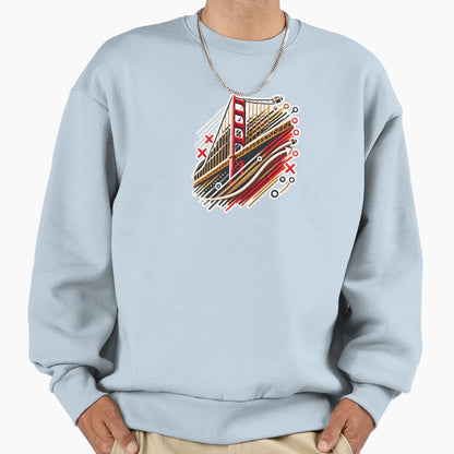 Golden Gate Playbook Sweatshirt - Casual Everyday Wear Unisex - T-Shirt, Sweatshirt, Hoodie