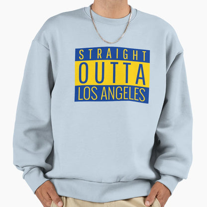 Straight Outta Los Angeles Sweatshirt - Minimalist Print for Adults - T-Shirt, Sweatshirt, Hoodie
