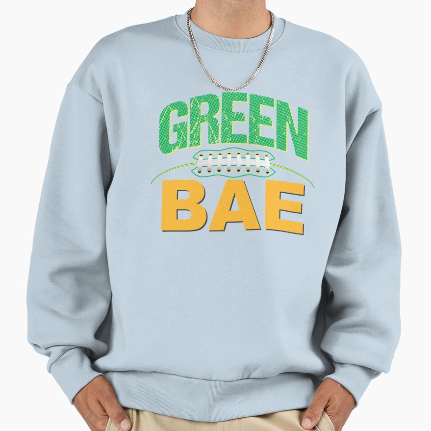 Green Bay Football Wisconsin Sweatshirt - Minimalist Print for Adults - T-Shirt, Sweatshirt, Hoodie