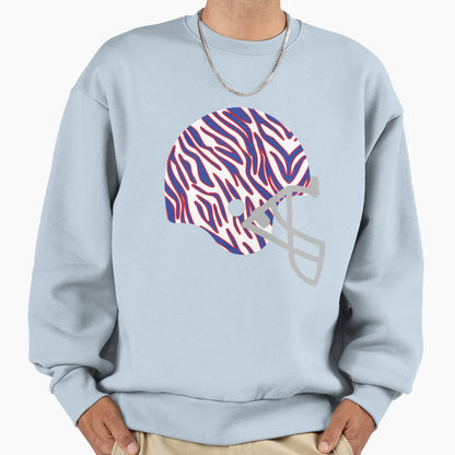 Buffalo Football Helmet 90S Sweatshirt - Aesthetic Graphic for Adults - T-Shirt, Sweatshirt, Hoodie