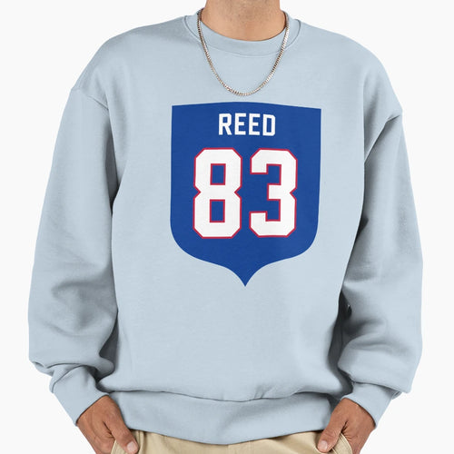 Andre Reed 83 Emblem Sweatshirt - Trendy Graphic for Adults - T-Shirt, Sweatshirt, Hoodie