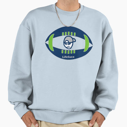 Seattle Seahawks Colors Lifesucx Sweatshirt - Unique Graphic for Adults - T-Shirt, Sweatshirt, Hoodie