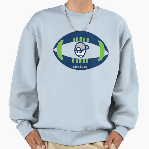 Seattle Seahawks Colors Lifesucx Sweatshirt - Unique Graphic for Adults - T-Shirt, Sweatshirt, Hoodie