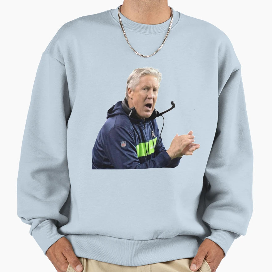 Pete Carroll Chewing Gum Sweatshirt - Fun Novelty Design Men Women - T-Shirt, Sweatshirt, Hoodie