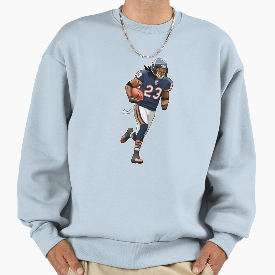 Devin Hester 23 Carries Ball Sweatshirt - Casual Everyday Wear for Adults - T-Shirt, Sweatshirt, Hoodie