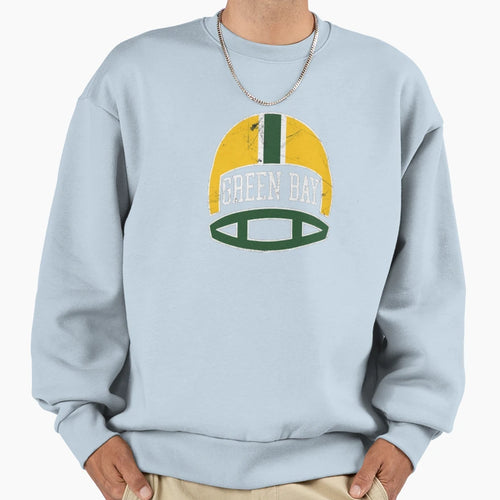 Green Bay Football Helmet Logo Sweatshirt - Graphic Print Men Women - T-Shirt, Sweatshirt, Hoodie