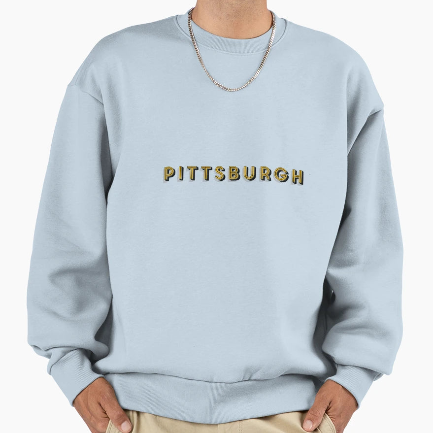 Pittsburgh Sweatshirt - Minimalist Print Unisex - T-Shirt, Sweatshirt, Hoodie