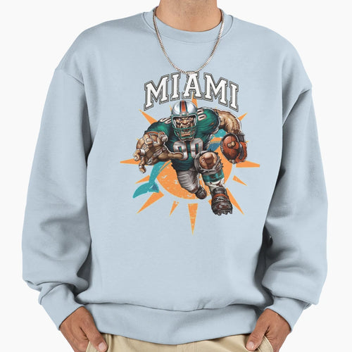 Miami Football Detroit Football Lions Sweatshirt - Streetwear Style Unisex - T-Shirt, Sweatshirt, Hoodie