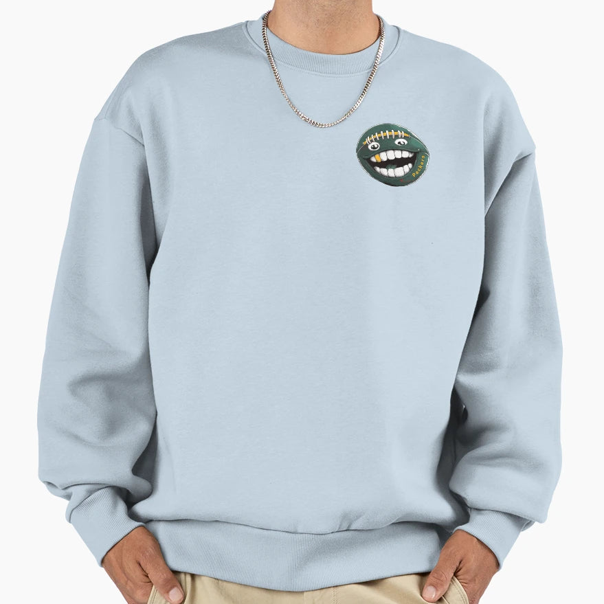Funny Green Bay Packers Football Sweatshirt - Minimalist Print for Adults - T-Shirt, Sweatshirt, Hoodie