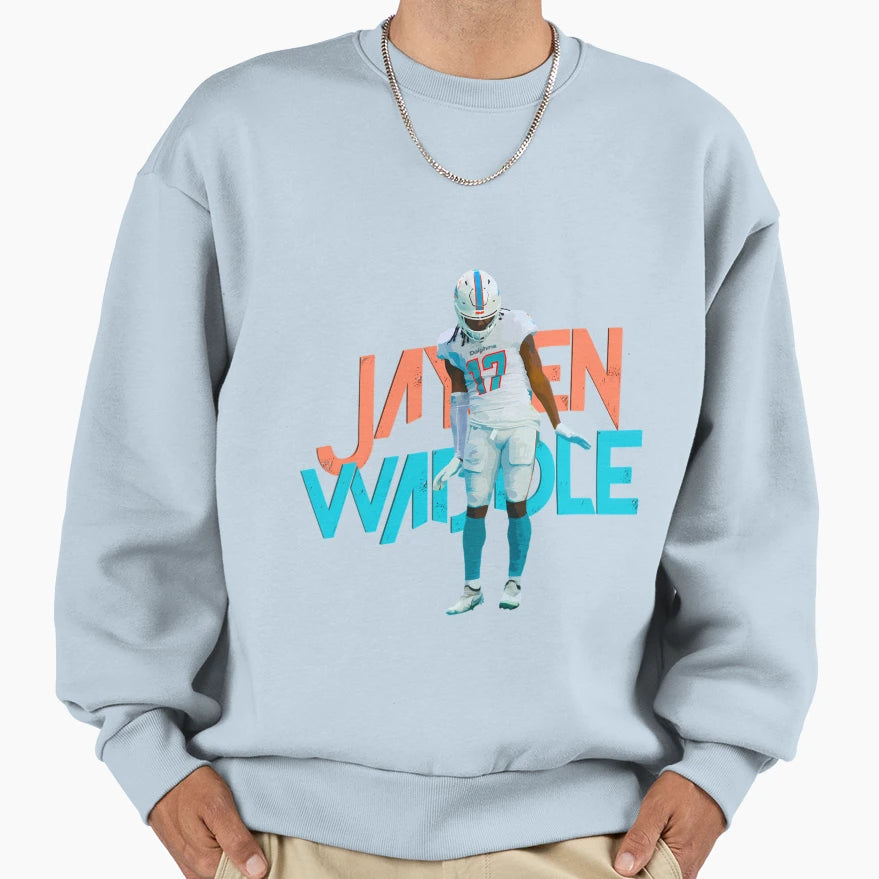 Jaylen Waddle 1 Sweatshirt - Aesthetic Graphic Men Women - T-Shirt, Sweatshirt, Hoodie
