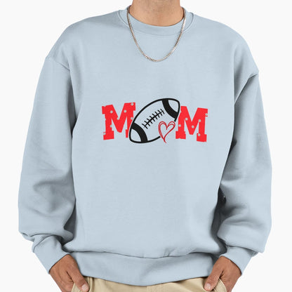 Football Mom Polka Dots Football Sweatshirt - Aesthetic Graphic Men Women - T-Shirt, Sweatshirt, Hoodie