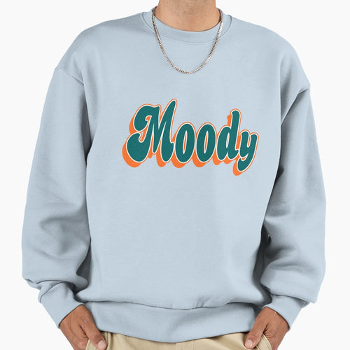 Moody Dolphins Miami Sweatshirt - Graphic Print Unisex - T-Shirt, Sweatshirt, Hoodie