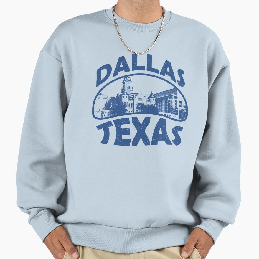 Dallas Texas Sweatshirt - Novelty Apparel Unisex - T-Shirt, Sweatshirt, Hoodie