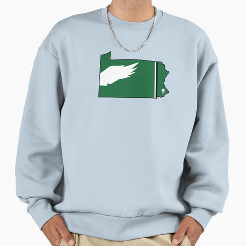Philadelphia Football Throwback Sweatshirt - Fun Novelty Design Unisex - T-Shirt, Sweatshirt, Hoodie