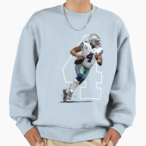 Prescott Dallas Football Quarterback T-Shirt - Graphic Print for Adults - T-Shirt, Sweatshirt, Hoodie