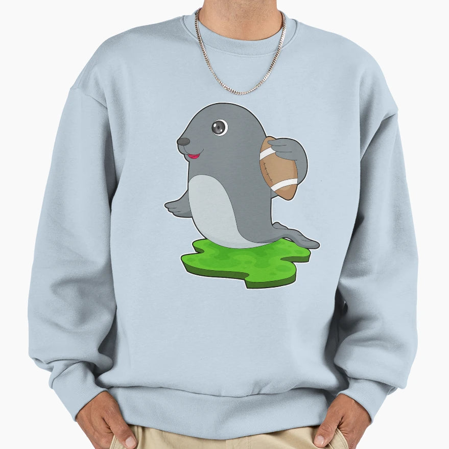 Seal American Football Sports Sweatshirt - Streetwear Style Men Women - T-Shirt, Sweatshirt, Hoodie