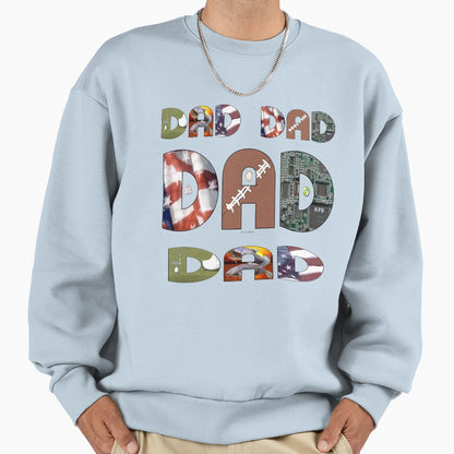Dad Sweatshirt - Custom Art Print Unisex - T-Shirt, Sweatshirt, Hoodie