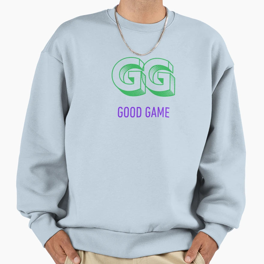 Gg Good Game Sweatshirt - Fun Novelty Design Unisex - T-Shirt, Sweatshirt, Hoodie