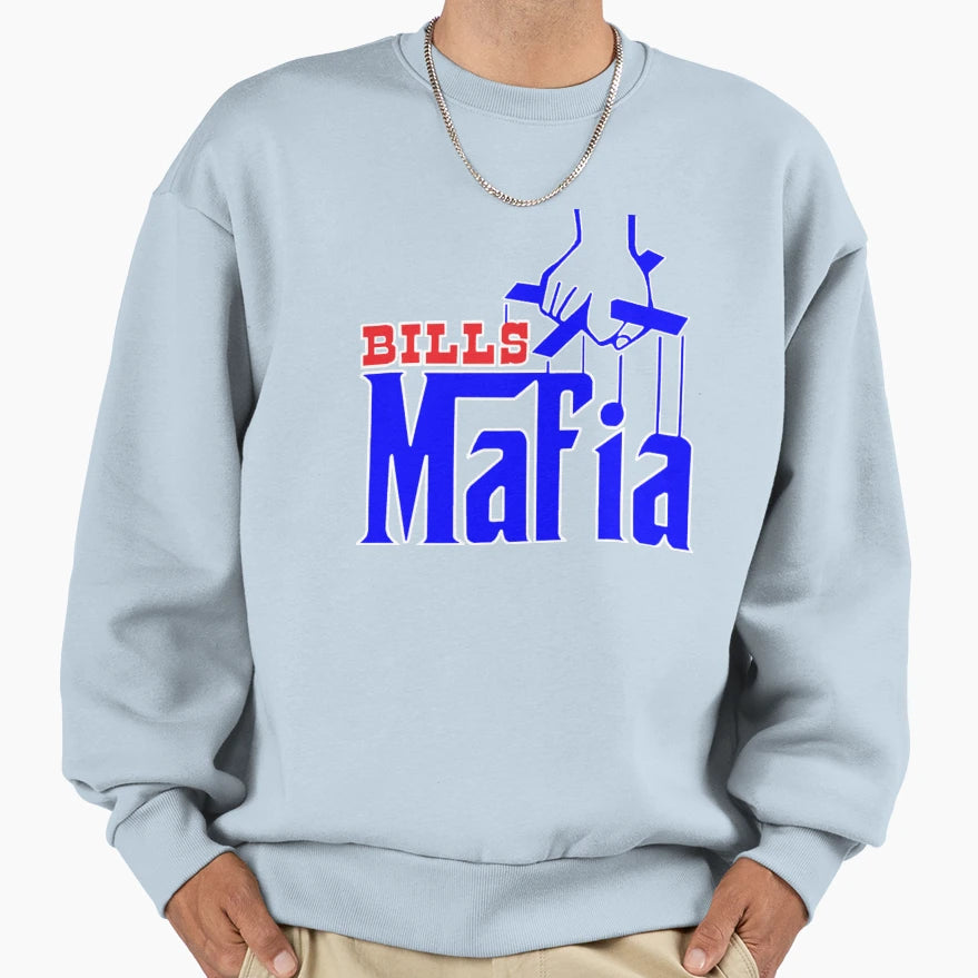 Bills Mafia Sweatshirt - Aesthetic Graphic for Adults - T-Shirt, Sweatshirt, Hoodie