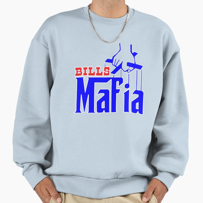 Bills Mafia Sweatshirt - Aesthetic Graphic for Adults - T-Shirt, Sweatshirt, Hoodie