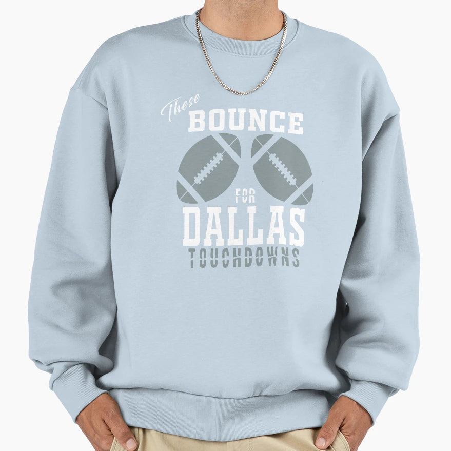 Funny Dallas Pro Football Bouncing Sweatshirt - Custom Art Print Unisex - T-Shirt, Sweatshirt, Hoodie