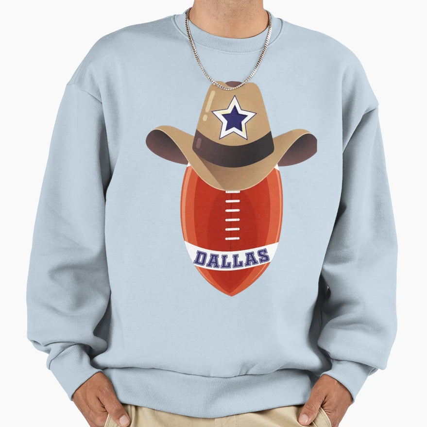 Art Dallas Cowboys Sweatshirt - Casual Everyday Wear Unisex - T-Shirt, Sweatshirt, Hoodie