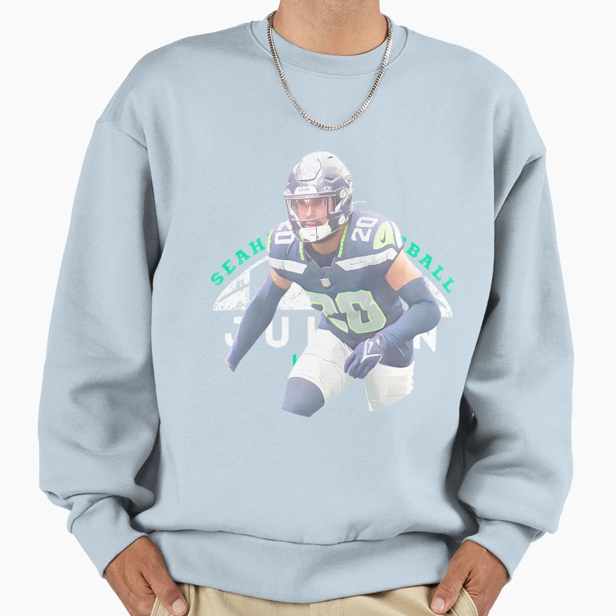 Julian Love Seattle Football Sweatshirt - Streetwear Style for Adults - T-Shirt, Sweatshirt, Hoodie