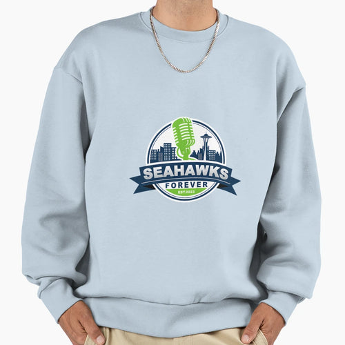 Seahawks Forever Circle Sweatshirt - Graphic Print Unisex - T-Shirt, Sweatshirt, Hoodie
