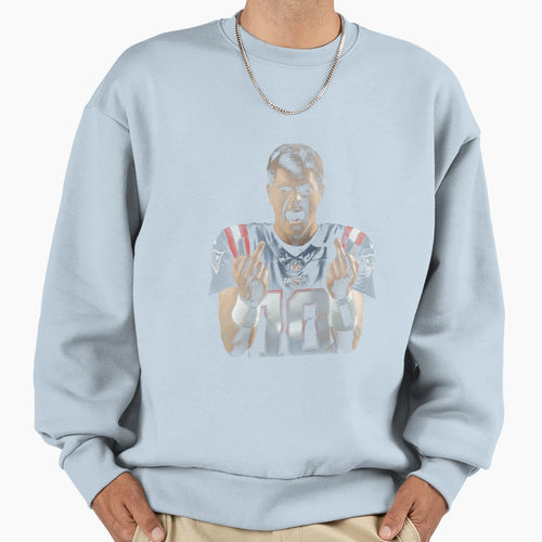 Drakes Mayes Middle Fingers Sweatshirt - Casual Everyday Wear for Adults - T-Shirt, Sweatshirt, Hoodie
