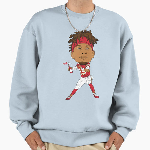 Quarterback Ketchup Kansas City Sweatshirt - Graphic Print Unisex - T-Shirt, Sweatshirt, Hoodie
